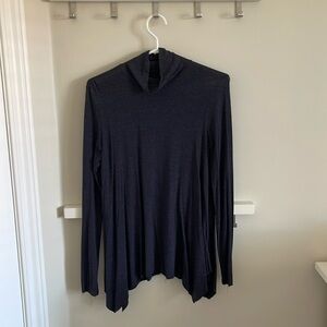 Navy loose turtle neck
